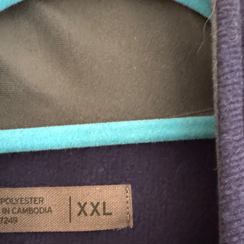 REI Men's Navy Zip-Up Sweater - Picture 7 of 7